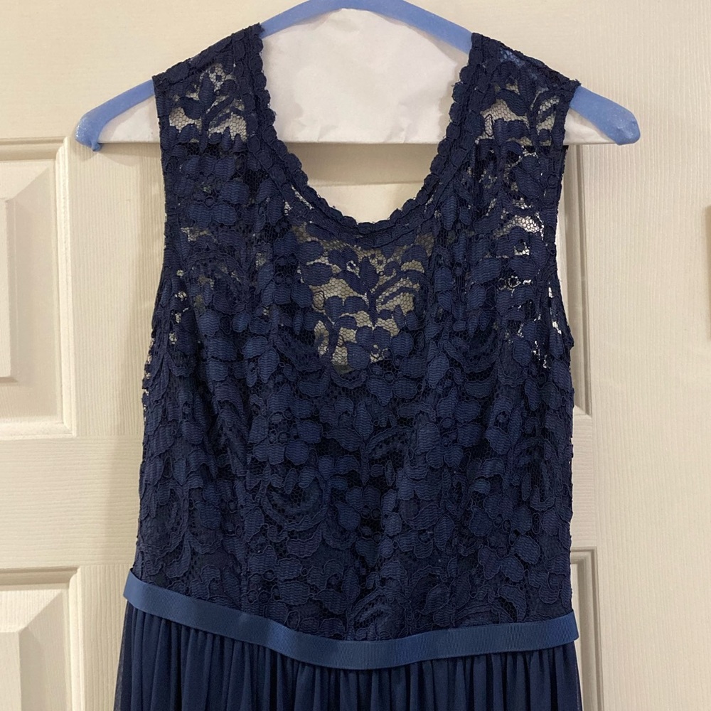 David’s Bridal Blue dress size 4